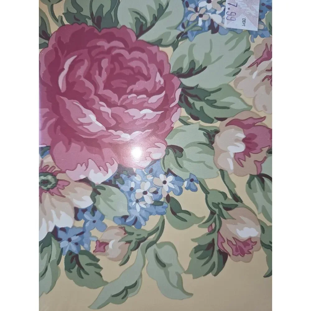Martha Stewart Martha's Lilac Floral Wallpaper Border Lot of 5 8.4 SQ Ft Each